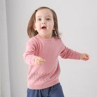 Cottonshop 棉店 18个月-5岁幼童春秋季纯棉肩开套头针织衫