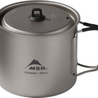 MSR Titan 钛制露营水壶 900ml 户外便携咖啡杯茶壶 露营杯 露营装备