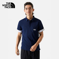 THE NORTH FACE 北面 短袖Polo男户外速干透气短袖