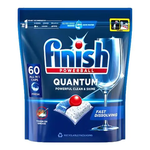 finish凝珠亮碟洗碗凝珠三合一洗碗块洗碗机洗涤剂多效合一洗碗珠洗碗球 60颗 1袋 量子洗碗凝珠原味 客服有惊喜 80颗 1袋 闪耀原味洗碗凝珠