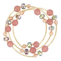 阿吉豆 草莓晶串珠手链