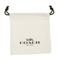 Coach 蔻驰 女式签名标志绗缝戒指, 金属, 无宝石