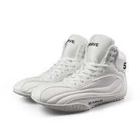 泰拳德古拉 MUAYTHAI DRACULA 拳击鞋 散打搏击格斗鞋训练鞋专业摔跤鞋男运动鞋 白色 43码