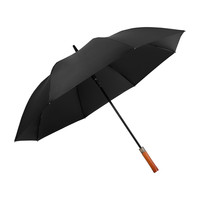 黑色男士雨伞长柄伞自动大号超大双人日系直把伞抗暴风雨防风