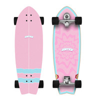 Psychos 陆地冲浪板莎可斯 JUSTICE 成人冲浪滑板 粉红漩涡