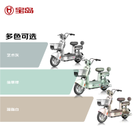 宝岛电动车 BODO 宝岛电动自行车 元宇宙48V20Ah超威铅酸电池续航70km 蓝牙智能解锁 仙草绿
