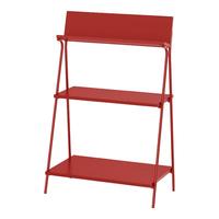 宜家(IKEA)KRONIKOR康尼克开放式储物搁架落地置物架收纳架 红色开放式储物
