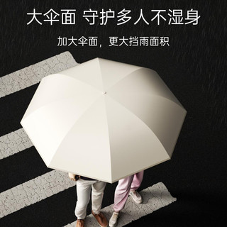 左都雨伞女晴雨两用反向折叠黑胶防晒伞加大号简约小清新ins风
