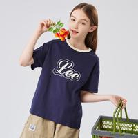 李 Lee经典复古童装男童短袖女童纯棉t恤夏季薄中大童夏装半袖上衣洋气
