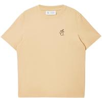 杰克·琼斯（JACK&JONES）25年衣服男装短袖t恤男士夏季重磅纯棉潮流刺绣趣味印花高端半袖 C11浅鸵色 常规 M