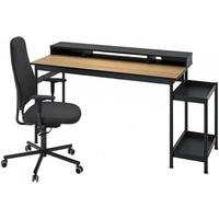 宜家（IKEA）MULLSJO穆尔索书桌家用学习桌办公室简约 桌椅组合