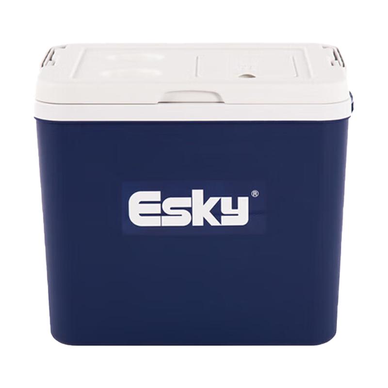ESKY车载保冷箱33L带天窗户外保温箱冷藏箱露营保温箱便携保鲜箱 33L(配冰砖×2+冰袋×10)