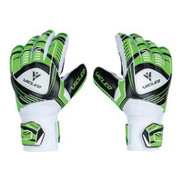 维克利奥 VICLEO 专业带儿童成人足球守门员 手套（带护指） 16Z15001荧光绿10号