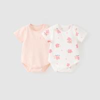 婴儿包屁衣夏季纯棉宝宝连体衣新生儿衣服哈衣爬服薄款睡衣