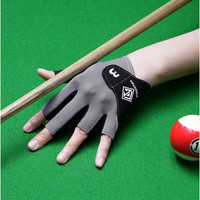 苏木佰 SOMUBAY 职业台球手套 三指男左手冰丝透气薄款防滑打桌球手套女半指套
