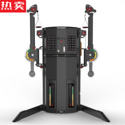 针娘 德国进口品质英吉多RELAXPC1801史密斯机综合训练器商用健身器材 黑色