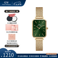 Daniel Wellington 丹尼尔惠灵顿 DanielWellington）dw手表女 复古小方表石英女士手表欧美腕表 小绿表 DW563