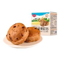 美味壹客全麦坚果欧包无蔗糖办公室零食早餐代餐粗粮点心整箱软面包食品 全麦坚果欧包8包/400g