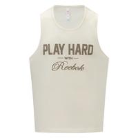 Reebok锐步官方24新品男子TANK运动健身舒适潮流印花针织背心 24SRM421MGW1