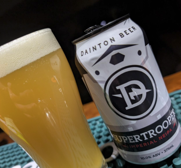 丹顿 Dainton Beer 风暴兵团 10%vol 双倍浑浊IPA啤酒 375ml 单听装