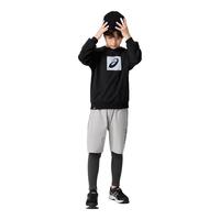 ASICS亚瑟士童装 2024男童女童套装圆领卫衣运动裤针织长裤两件套 333221213136-001/单件卫衣 150 150cm