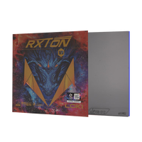 LOKI 乒乓球胶皮锐龙7蓝海绵乒乓球拍粘性反胶套胶 黑色39度