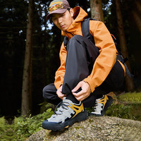 CAMEL/骆驼 透气 男士徒步鞋  曜石灰 44