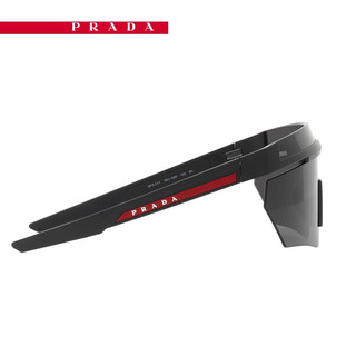 PRADA LINEA ROSSA普拉达墨镜男款偏光运动太阳镜眼镜个性框0PS 01YS 哑光黑镜腿|深灰色镜片 1BO06F