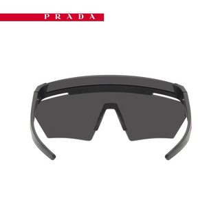 PRADA LINEA ROSSA普拉达墨镜男款偏光运动太阳镜眼镜个性框0PS 01YS 哑光黑镜腿|深灰色镜片 1BO06F