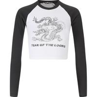 ZARA【修身圆领】女式洋气印花拼色舒适打底外穿套头针织衫