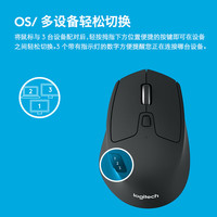 罗技 logitech M720 无线双模鼠标 黑色