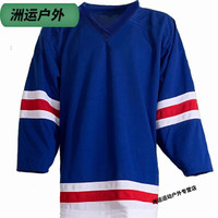 贺杨喻 冰球衣冰球服护腿袜 冰球罩衣训练服 儿童成人冰球比赛服涤纶材质 蓝色冰球服 下单备注身高体重 XXS