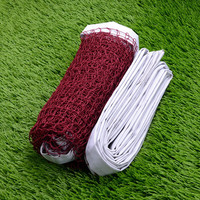 贺杨喻 排球网羽毛球网排球网户外家用比赛网球网便携式标准网气排球比赛 6.1*0.76M四包边羽毛球网