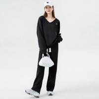 女式时尚套装秋季连帽套头抽绳休闲百搭长袖长裤