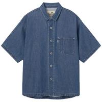 Levi's SilverTab25年男士休闲短袖工装牛仔衬衫