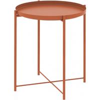宜家（IKEA）GLADOM格拉登托盘桌茶几客厅家用简约边桌床边桌 亮橙色