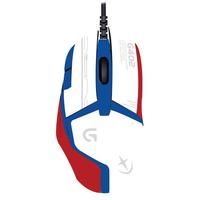 Logitech/罗技 G402+国风回潮贴纸 有线 游戏鼠标+防滑贴贴纸  红白蓝
