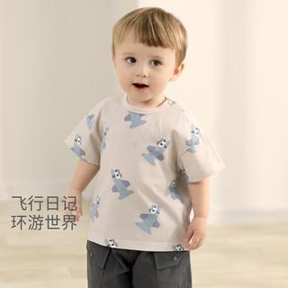 宝宝短袖T恤男童夏季薄款休闲衣服儿童夏装婴幼儿童夏天女童上衣