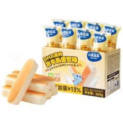 小鹿蓝蓝 DHA高钙水牛乳山药面包棒宝宝儿童零食早餐糕点面包棒吐司260g