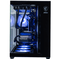 微星刀锋300R 200L龙菱2 M100L海景房碉堡ATX中塔侧透游戏机箱360冷排位M501L龙菱3办公机箱龙纹盾M301 PAG PANO 100L PZ 碉堡PLUS 黑