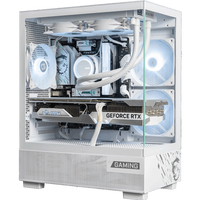 微星刀锋300R 200L龙菱2 M100L海景房碉堡ATX中塔侧透游戏机箱360冷排位M501L龙菱3办公机箱龙纹盾M301 PAG PANO M110L 水晶塔 白