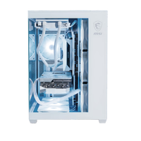 微星刀锋300R 200L龙菱2 M100L海景房碉堡ATX中塔侧透游戏机箱360冷排位M501L龙菱3办公机箱龙纹盾M301 PAG PANO 100L PZ 碉堡PLUS 白
