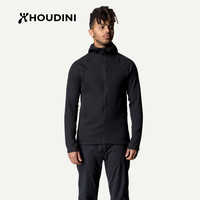 HOUDINI胡丁尼 Pace Flow Houdi 疾速男春秋遮阳网眼连帽外套 Big Blue（钻蓝、深海蓝） M