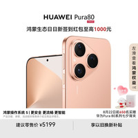 华为 HUAWEI Pura 80 手机 12GB+512GB 丝绒金