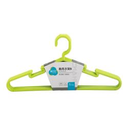 茶花 衣架加粗加厚家用塑料衣架子晒衣服凉衣架撑子挂衣防滑晾衣撑 咖色