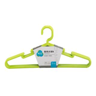 茶花 衣架加粗加厚家用塑料衣架子晒衣服凉衣架撑子挂衣防滑晾衣撑 咖色