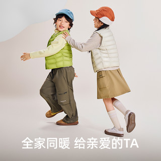雪中飞 SNOWFLYING户外2025秋冬男女童装经典羽绒马甲背心百搭内搭外穿 150/72