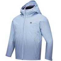 /可隆 KOLON SPORT冲锋衣 陈坤同款 男子户外StormForce弹力防风防水外套 LHJK4SN117-LB 蓝色 175/L