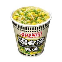 日清合味道 京都浓厚鸡白汤风味方便面宵夜追剧泡面76g*12杯