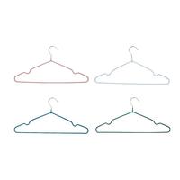 20只装家用挂衣防滑无痕晾衣架防肩角衣柜衣服挂架浸塑防滑衣架